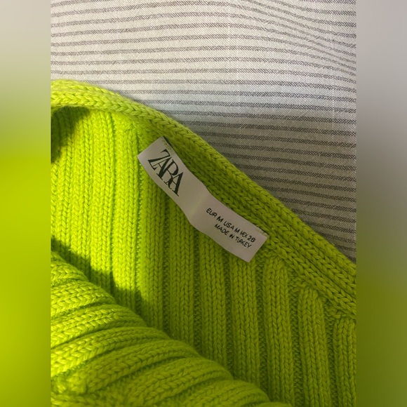 Zara knit one shoulder asymmetrical top - Picture 3 of 4